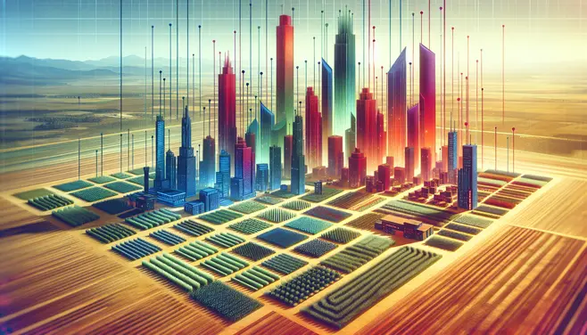 Close-up of computer screen showing AI-generated competitive market report